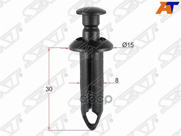 Клипса (защиты бампера GM (Продажа по 10шт)) Sat арт. ST-M10948
