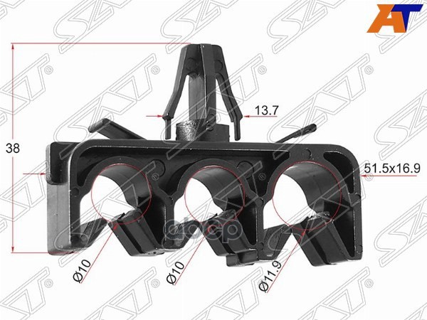 Клипса (эл. проводки TOYOTA/LEXUS (1 шт.)) Sat арт. ST-M11854