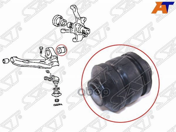 Сайлентблок рычага Mitsubishi Delica 89-99 / L300 87-98 Sat арт. ST-MB430960