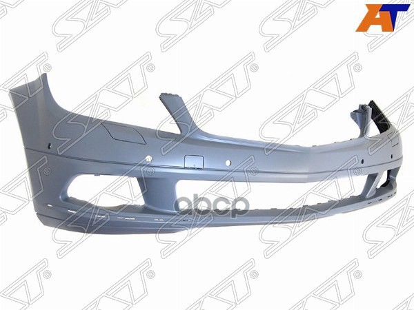 Бампер Передний Mercedes-Benz C-Class 07-11 (Под Омыватели Фар/ Под Сонары(Парктроники)/ С Отверстие Sat арт. ST-MD08-000-D0