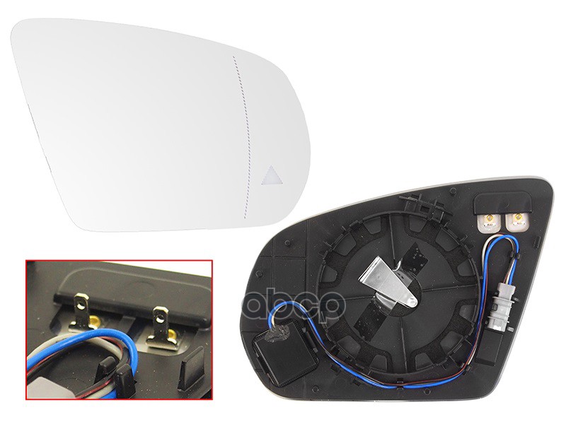 Полотно Зеркала Mercedes W213 16-/W222 13- Rh Асферическое С Обогревом, Мёртвая Зона (Пр-Во Тайвань Sat арт. ST-MD12-940G-A1