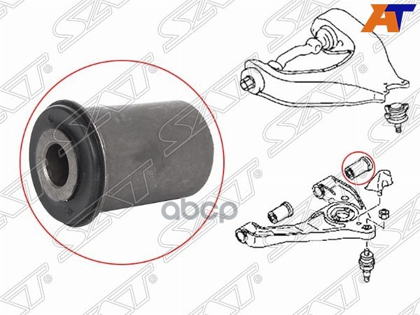 Сайлентблок рычага Mitsubishi Fuso Canter FE7 02-12 / Fuso Canter FE8 02-12 Sat арт. ST-MK335141