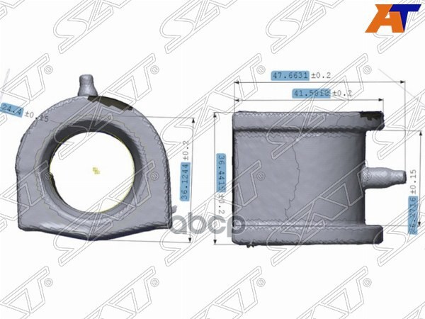 Втулка стабилизатора Mitsubishi Lancer 02-10 / Chery Fora A21 06-10 / Mitsubishi Dion 00-05 / Lancer Sat арт. ST-MR519880