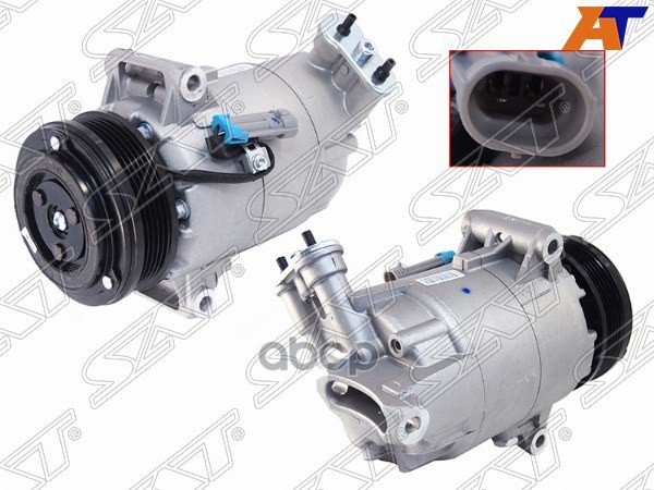 Компрессор кондиционера Opel Astra 98-13 / Zafira 99-14 Sat арт. ST-OP49-396-0