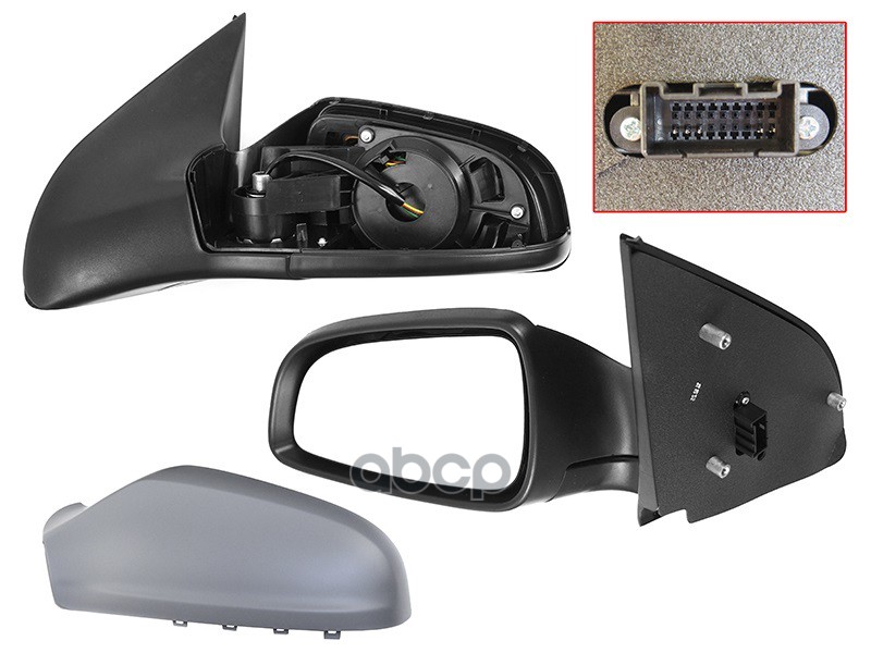 Зеркало Opel Astra 04-13 (Слева/ Обогрев/ Регулировка/ 5 контактов) Sat арт. ST-OP49-940-A2