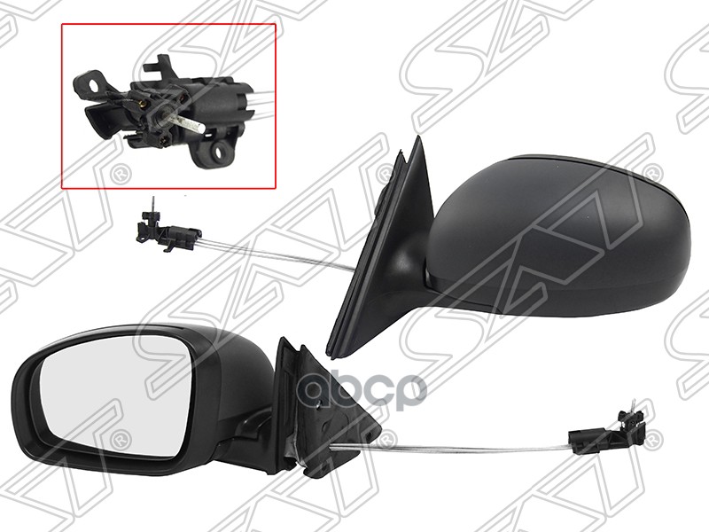Зеркало Skoda Fabia 07-15 (Слева/ Механическое) Sat арт. ST-SD02-940-A2