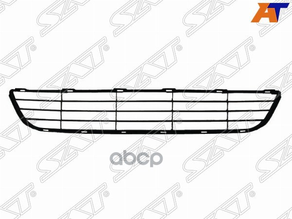 Решетка в бампер Toyota Belta 05-12 / Yaris 05-13 (4D SED) Sat арт. ST-TY12-000G-0