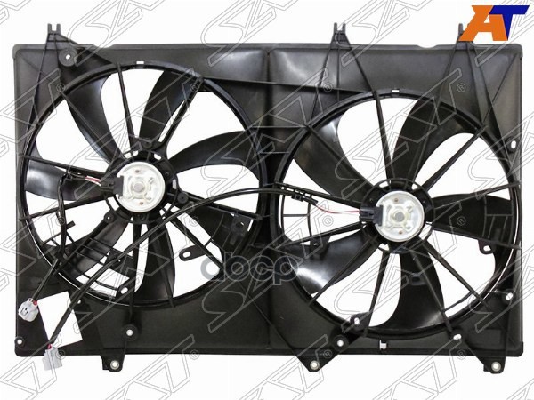 Диффузор радиатора Toyota Highlander 07-13 / Kluger V 07-13 Sat арт. ST-TYG2-201-0