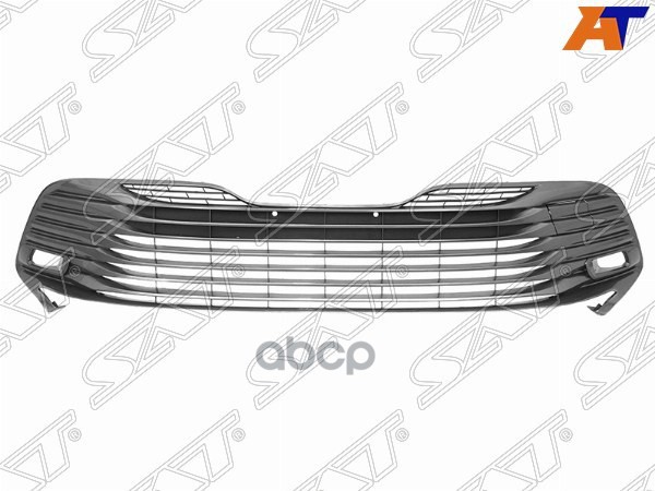 Решетка в бампер Toyota Camry Europe/Russia (XV70) 17-21 (Под ПТФ/ серая) Sat арт. ST-TYL7-000G-0