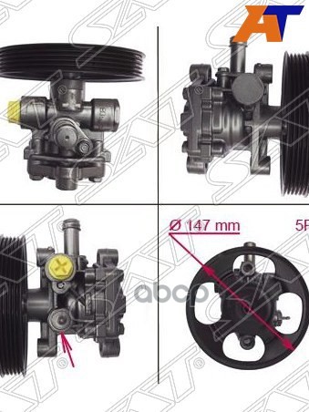 Насос ГУР Mitsubishi Lancer 95-10 / Colt 95-03 Sat арт. ST-VP47
