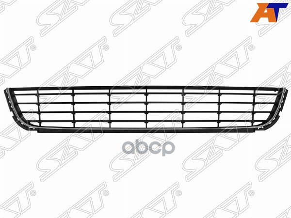 Решетка в бампер Volkswagen Golf 08-16 (5D HBK) Sat арт. ST-VW17-000G-0