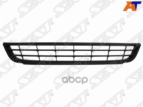 Решетка в бампер Volkswagen Jetta 10-14 (с хром молдингом) Sat арт. ST-VW27-000G-0