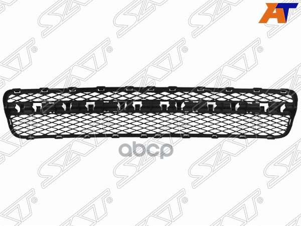 Решетка в бампер Volkswagen Touareg 02-07 Sat арт. ST-VW61-000G-0