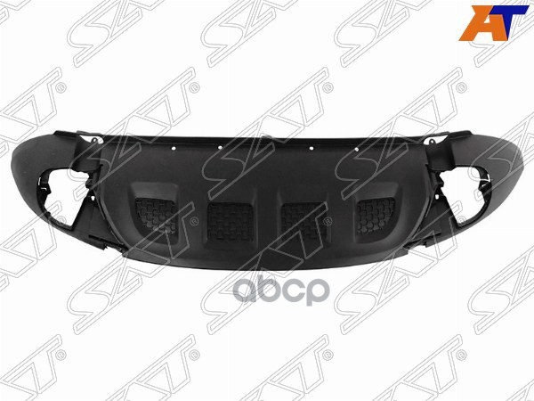 Накладка бампера Volkswagen Touareg 06-10 (Спереди/ Снизу) Sat арт. ST-VW61-013-B0