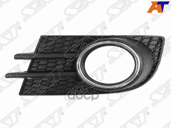 Оправа ПТФ Volkswagen Tiguan 11-17 (Слева/ Хром ободок) Sat арт. ST-VW70-219-E2