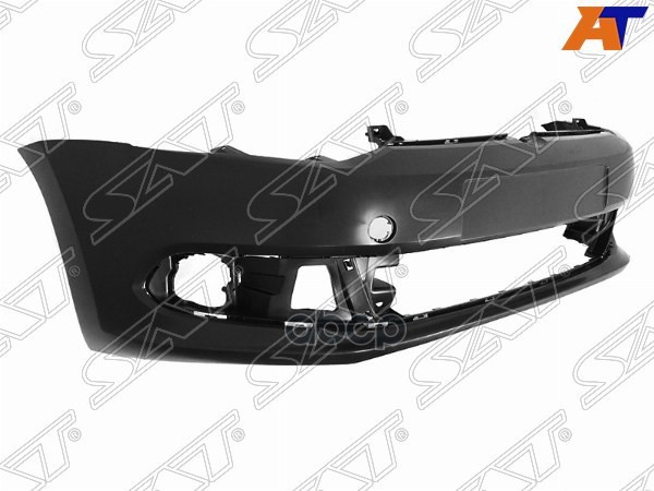 Бампер передний Volkswagen Polo 09-15 (С отверстием под крюк/ 4D SED) Sat арт. ST-VWP6-000-0-R