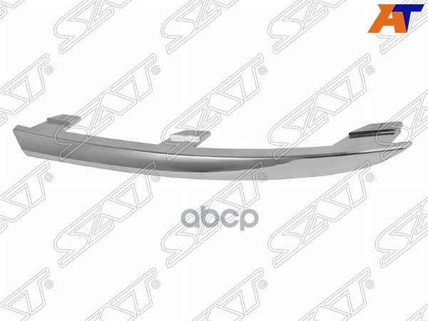 Молдинг бампера Volkswagen Polo 14-20 (Сзади/ Справа/ 4D SED/ Хром) Sat арт. ST-VWP6-087M-1
