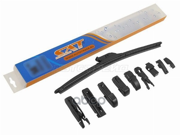 Щетка стеклоочистителя (бескаркасная/ 15 (375мм)) Sat арт. ST-WB2-15-LHD