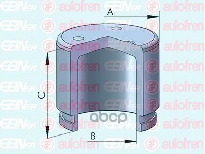 Поршень заднего тормозного суппорта NISSAN Murano(Z50) 02> / Elgrand(E51) 02-10 / Skyl SEINSA D025538 Seinsa Autofren арт. D0...