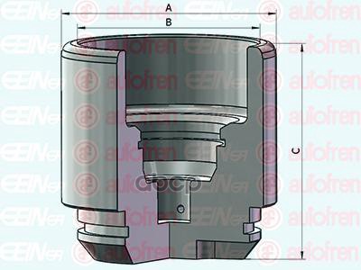Поршень Тормозного Суппорта | Зад | Seinsa Autofren арт. D025691