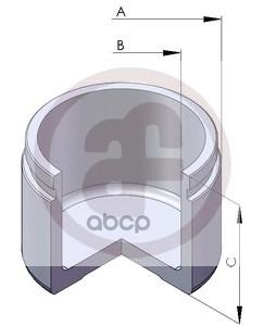 Поршень переднего тормозного суппорта TOYOTA Hilux Surf(N1/N2) 95-09 / Hilux VII 05> / L SEINSA D02595 Seinsa Autofren арт. D...