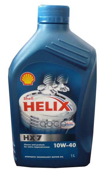 Shell Масло Моторное Полусинтетическое Helix Hx7 10W-40 1Л 550040312 (550046365)