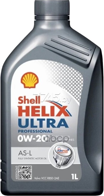 Shell Масло Моторное Синтетическое Helix Ultra Pro As-L 0W-20 1Л 550045102