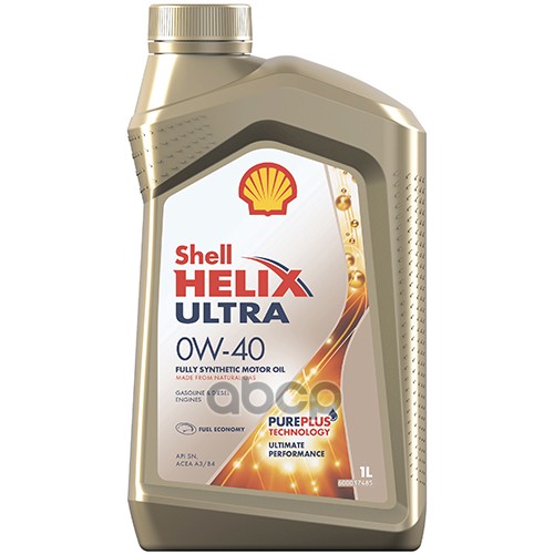 Shell Масло Моторное Helix Ultra 0W40 1L