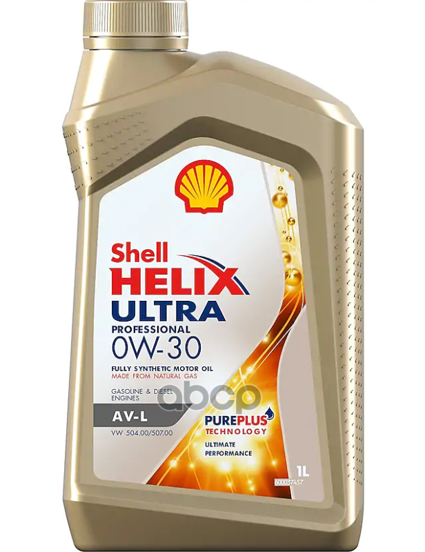 Shell Масло моторное синтетическое Helix Ultra Pro AV-L 0W-30 1л 550046401(550046303)