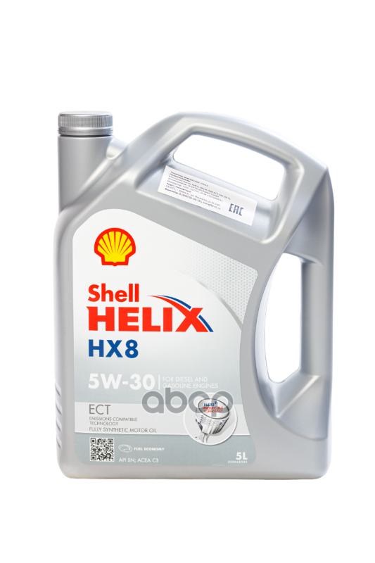 Shell Масло моторное синтетическое Helix HX8 ECT 5W30 SN, C3 5л
