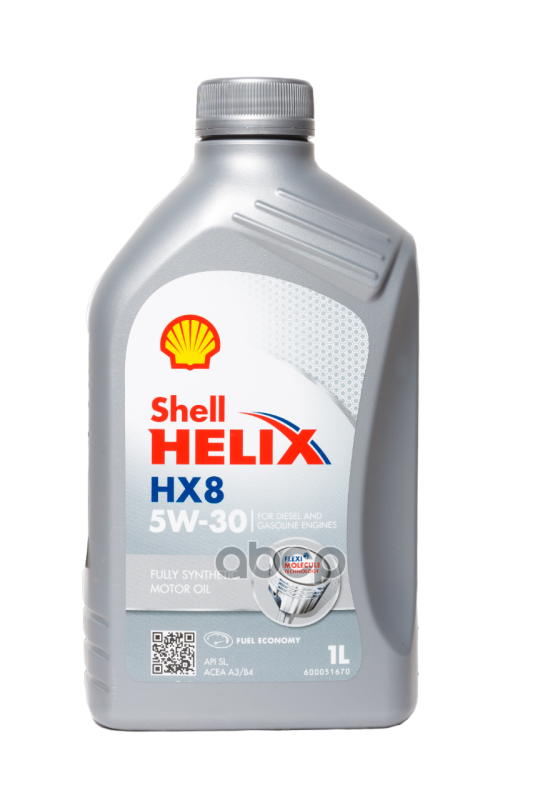 Shell Моторное масло Shell Helix HX8 5W-30 1л 550052791(550052791T124)