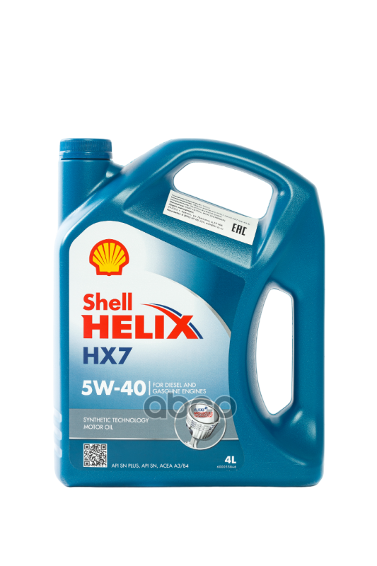 Shell Масло Моторное Shell Helix Hx7 5W40 4Л