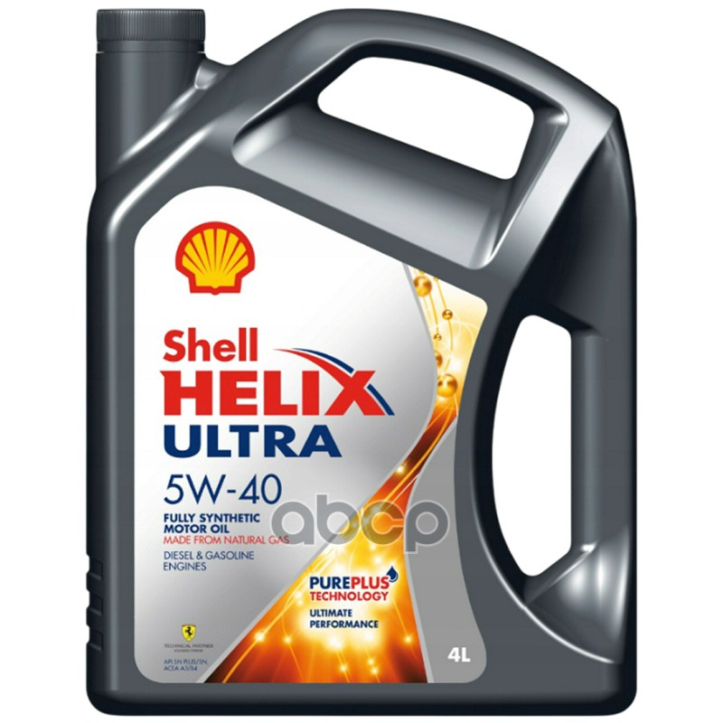 Shell Масло моторное синтетическое Helix Ultra 5W40 SN/SP, A3/B4 4л