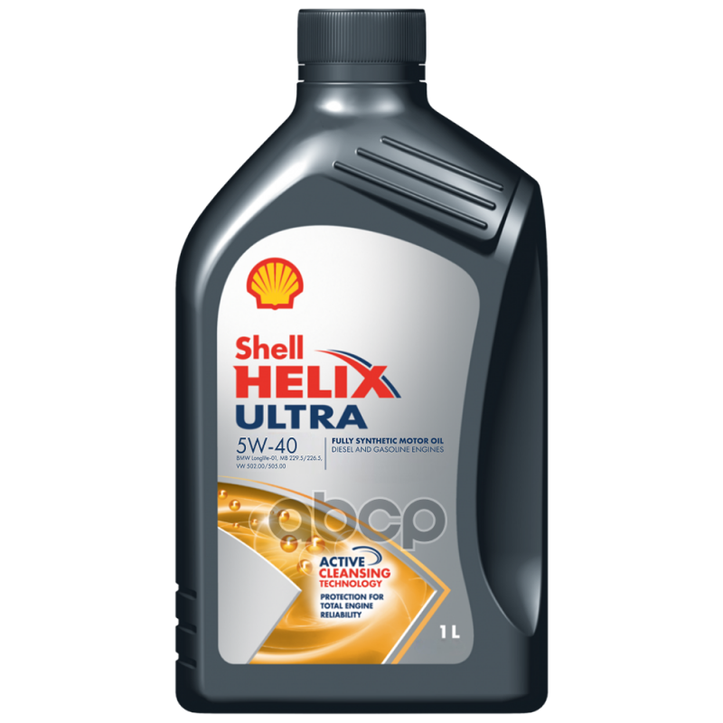 Shell Масло моторное синтетическое Helix Ultra 5W40 SN/SP, A3/B4 1л