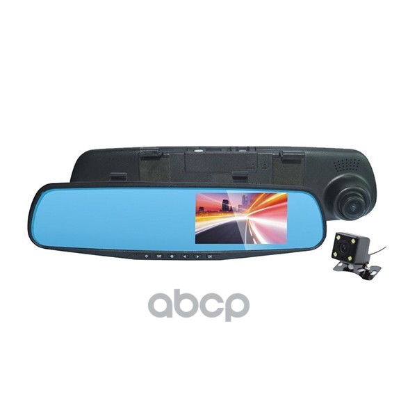 Видеорегистратор-зеркало с камерой заднего вида, SHO-ME, HD, экран 3.5", обзор 120°, G-сенсор SFHD-700 Sho-Me арт. SFHD-700