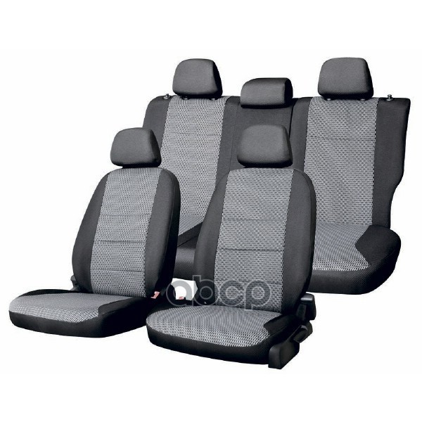 Чехлы Сидений Hyndai Solaris (С 2011) Skyway Седан Разд.спинка Жаккард Темносерые Hnd12 Skyway арт. HND12