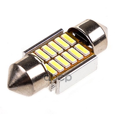 Автолампа Диод T11(C5w) 12V 12 Smd Диодов 1-Конт 31Мм Обманка Белая Салон, Номер Min 20, Skyway S08201312 Skyway арт. S08201312