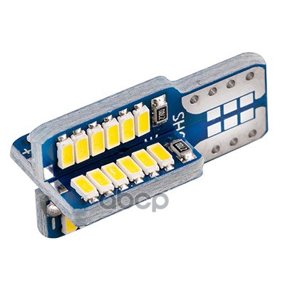 Автолампа Диод T10 (W5w) 12V 48 Smd Диодов Без Цоколя 1-Конт Белая С Обманкой Салон, Габариты, Skywa Skyway S08201482 Skyway ...