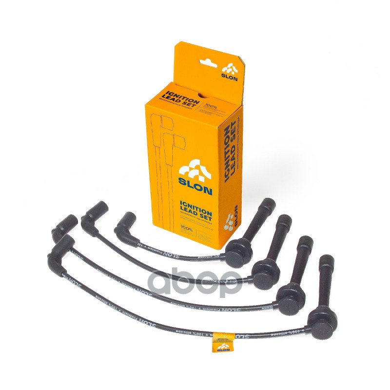 Комплект высоковольтных проводов для автомобилей Lifan Solana, Breez, Smily (2006-) [OEM №: LF479Q13 Slon арт. SLN057