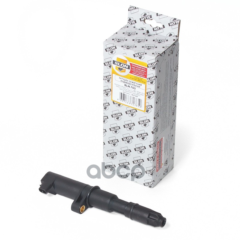 Катушка зажигания Renault Logan (04-)/Duster (10-)  Lada Largus (12-) 1.4i/1.6i 16V Slon арт. sln.703