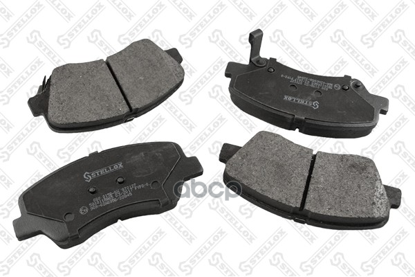 Колодки дисковые передние с антискрип. пластинами Hyundai Solaris Stellox арт. 000015BSX