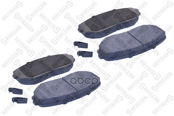 колодки дисковые передние с антискрип. пластинами Mazda CX-7 2.3Tu 000066BSX Stellox арт. 000066BSX