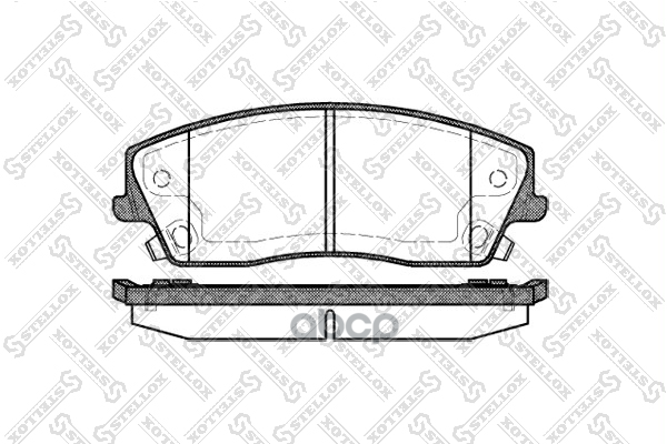 Колодки Дисковые П Chrysler 300C 2.7/3.5/5.7 002013Sx Stellox арт. 002013SX