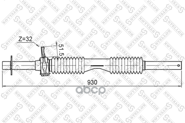 Рулевая Рейка Stellox арт. 0035008SX