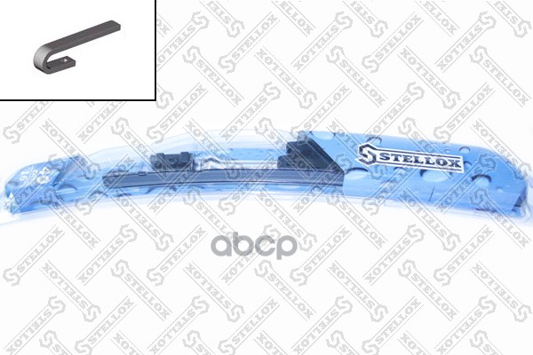 Щетка стеклоочистителя бескаркасная 450мм крючок Stellox арт. 103450SX