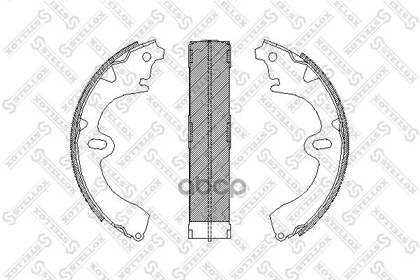 Колодки барабанные Toyota Carina II Stellox арт. 108100SX