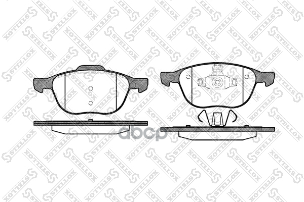 Колодки Дисковые П. Isuzu D-Max 2.4/3.5/2.5D/3.0D V6 02> Stellox арт. 1109014SX