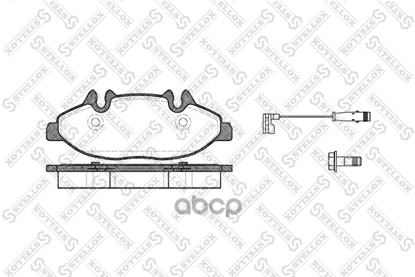 Колодки тормозные дисковые™STELLOX 1120002SX Stellox арт. 1120002SX