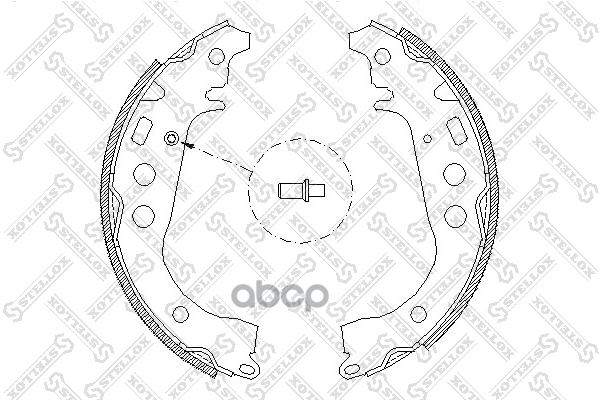 Колодки барабанные Toyota Yaris/Yaris Ver Stellox арт. 112100SX