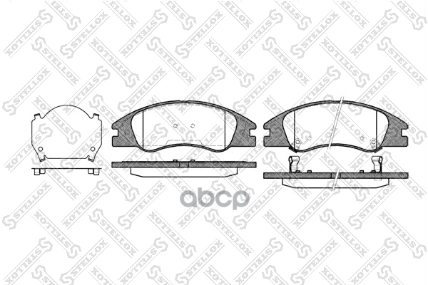 Колодки дисковые п. Kia Cerato 1.6i 16 Stellox арт. 1145002SX